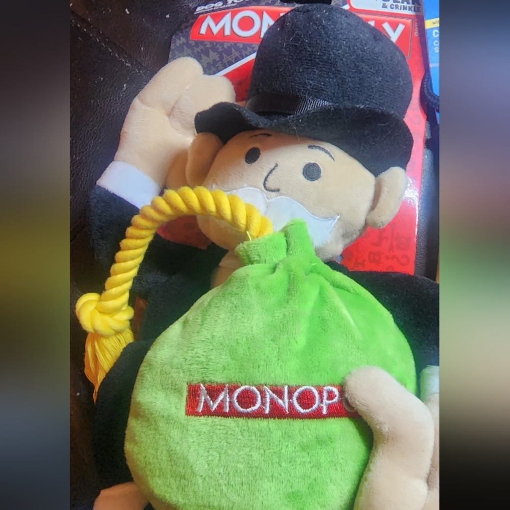 Dog/Cat toys lot mixed Monopoly/Batman - Picture 3 of 7
